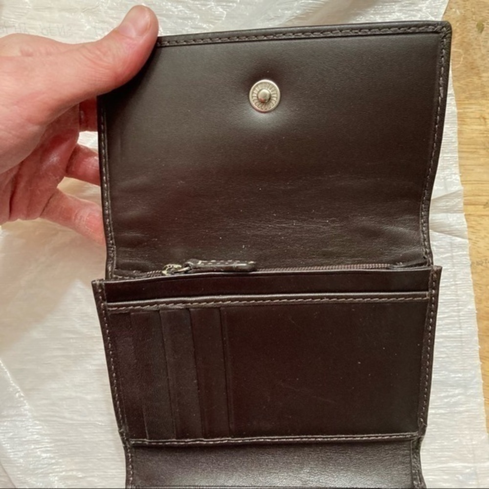 Coach signature c vintage red y2k compact wallet - Picture 12 of 13